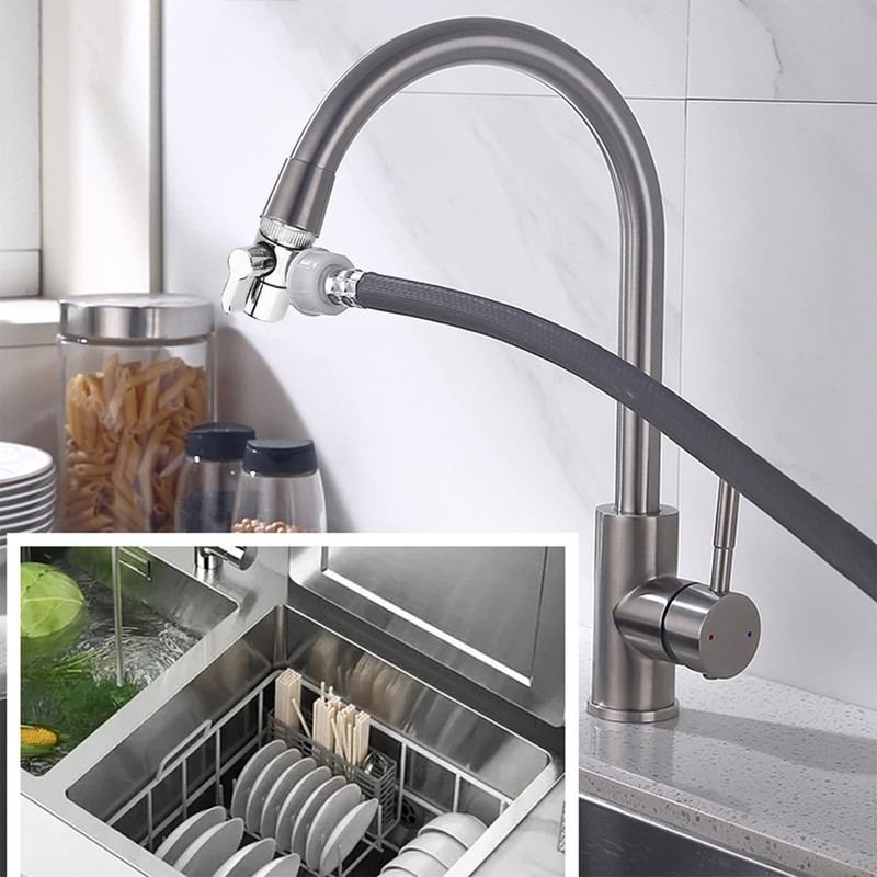 Tap Diverter Valve Switch, 3 Diverter Brass Water Flow G1/2