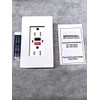 GFCI Outlet Duplex Self-Test Tamper Resistant Outlet w/Wallplate & LED