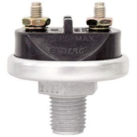 Tectran TV13250 Stoplight Switch (, 3-5 psi Actuation Pressure, 1/4" NPT Thread, 2 Terminals)