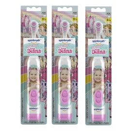 Spinbrush Love Diana Spinbrush Kid Toothbrush Battery-Powere