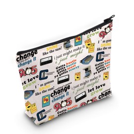 9 to 5 The Musical Inspired Gift Musical Theater 9 to 5 Quotes Makeup Zipper Pouch for Actor Actress (NINEFIVEBAG)