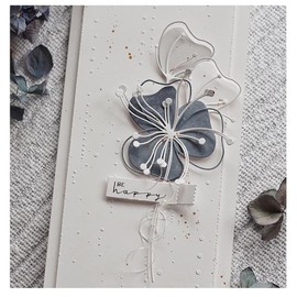 RabbFit Lotus Leaf Die-cuts, Holiday DIY Decoration Cut Die, Metal Mould Cutting Dies Scrapbooking, The Cuts for Card Making Cut Stencils for DIY Scrapbook Photo Album Decor (Lotus Leaf 12 x 9 cm)