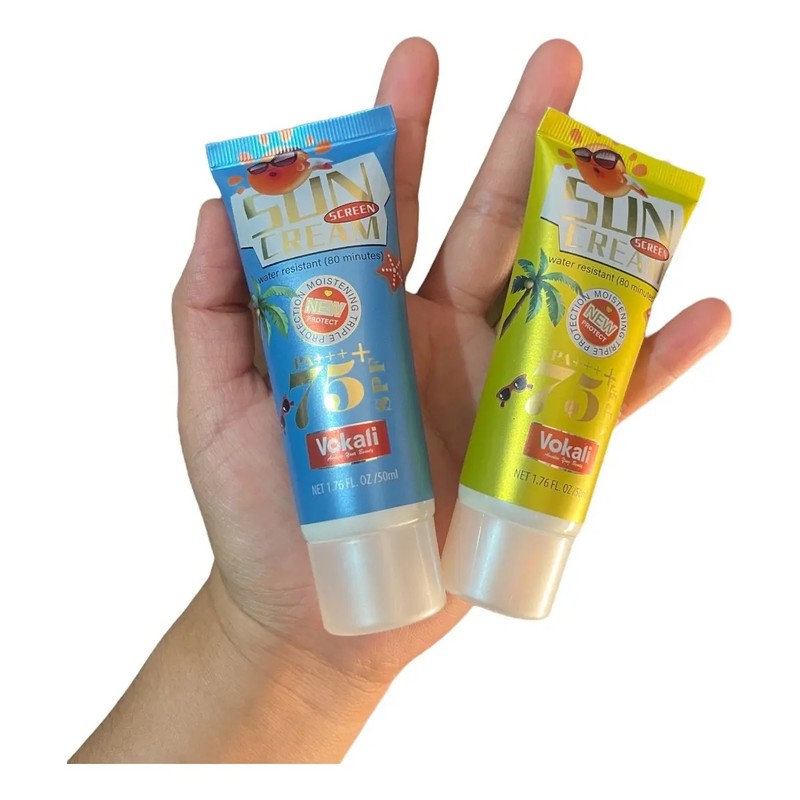 2 Pz Protector Solar Invisible 75 Fps 50ml Textura Ligera