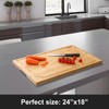 HIWARE 24 x 18 Extra Large Bamboo Serving Boards for