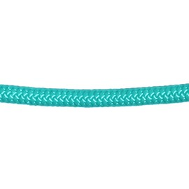 CBKnot Premium 1/4" Stiff Polyester Halter Cord Rope - Used by Elite Trainers for Halter Manufacturing. Low Stretch, High Strength, Made in The USA (100 ft. Hank, Turquoise)