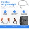 1/8" Travel Security Cable Lock, 7×7 Braided Steel Wire with