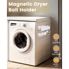 Weculop Dryer Ball Holder with Magnetic Back for Laundry Room