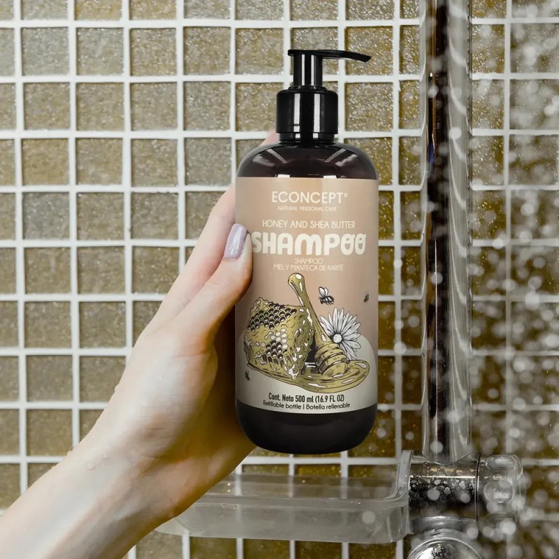 Shampoo Econcept Miel Y Manteca De Karité 500ml