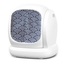 Curtain for Self Cleaning Cat Automatic Litter Box, Reduces Cat Litter Bounce, Stops Odors from The Litter Box Self Cleaning (Wave)