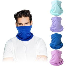 4 Pack  Gaiter  Mask : Balaclava Mask & Bandana Headband for Men Women - Color: 4-mixed Color