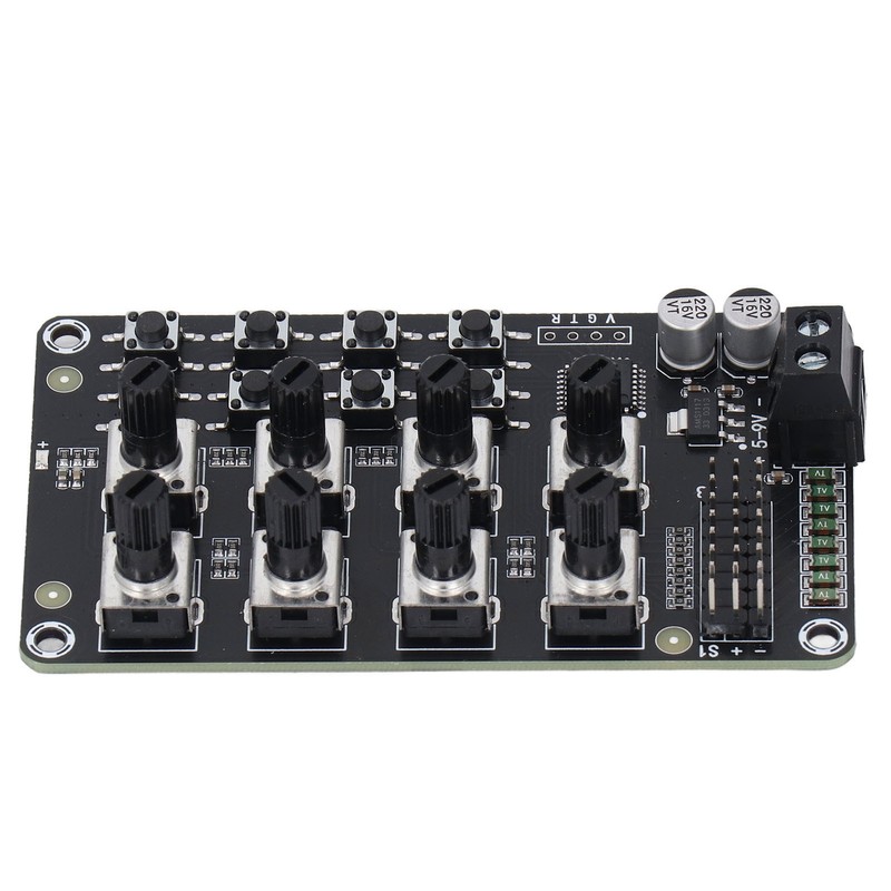 Rotating Knob 8 Channel Servo Controller Control Board with High