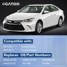 Rear Left Driver Side Door Lock Latch Actuator Fit for Toyota Camry Corolla 4Runner Highlander Prius RAV4 Scion xB Lexus ES350 GS350 2007 2008 2009 2010 2011 2012 2013 2014 2015 2016 2017 2018 2019