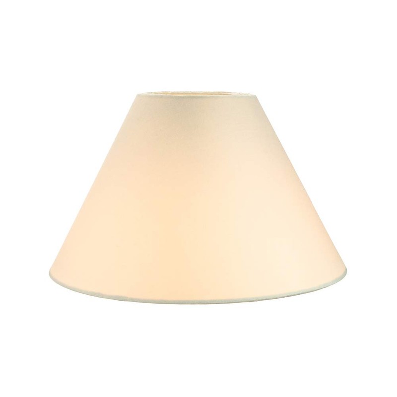 Traditional 10" Cream Cotton Coolie Lampshade Suitable for Table Lamp