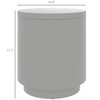 HOMCOM 2.6 Gal Outdoor Cooler Side Table, 3-in-1 Cool Bar