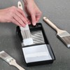 Juvale 4-Inch Paint Tray Pan - 12-Pack Black Spill-Resistant &