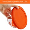 Sophico 4 Cup Round Silicone Storage Cover Lids Replacement for