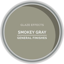 General Finishes Water Based Glaze Effects, 1 Quart, Smokey Gray