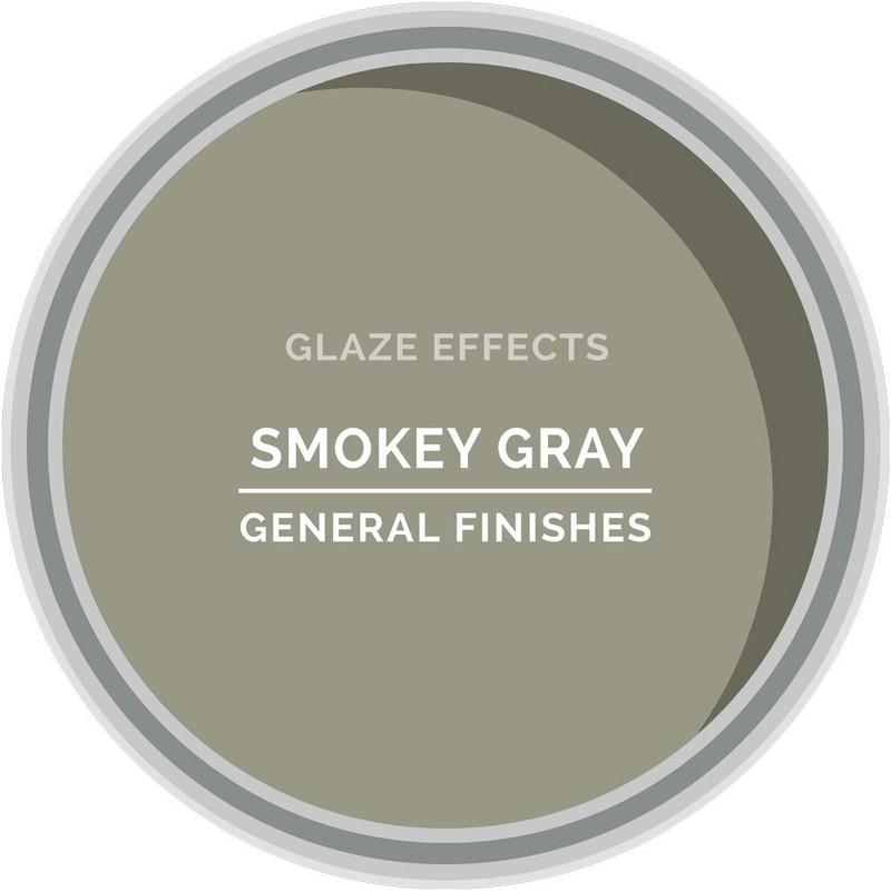 General Finishes Water Based Glaze Effects, 1 Quart, Smokey Gray