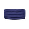 Men's Solid Blue Satin Cummerbund & Self Bowtie & Pocket