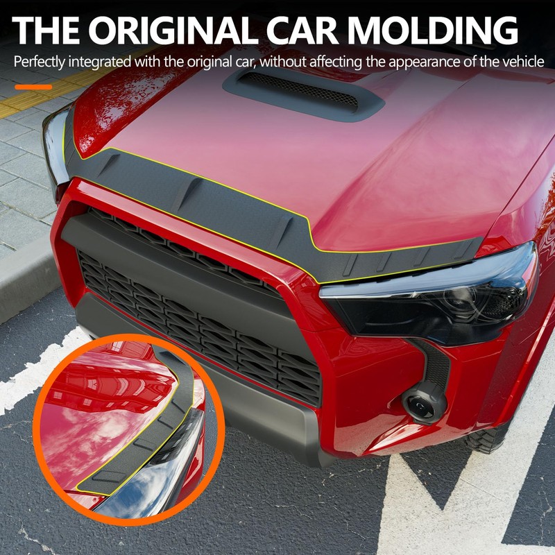 powoq Hood Deflector Compatible with 2010-2024 Toyota 4Runner Hood Protector