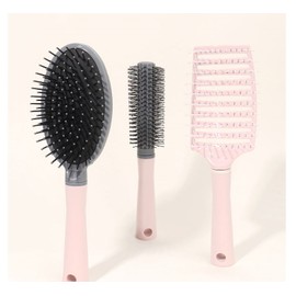 Partner company [3-piece set] Volume curling roll brush 3-piece set scalp care hair comb dry / [3종세트] 볼륨 컬링 롤브러쉬 3종 세트 두피케어 머리빗 드라이