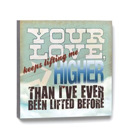 Lyricology Higher and Higher Wall Art