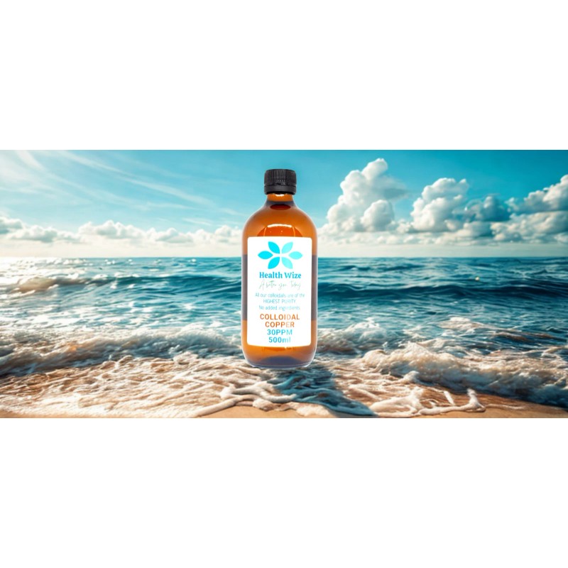 Cobre coloidal, oro coloidal y plata coloidal 3 botellas 500