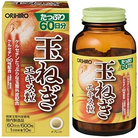 Orihiro Onion Extract, Value Type, Approx. 60 Day Supply, 600 Capsules