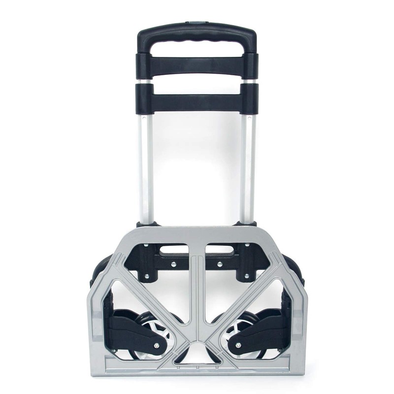 Portable Aluminium Folding Hand Truck with Telescoping Handle and Bungee