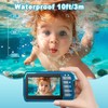 Waterproof Digital Camera, Underwater Camera with 32GB Card(Installed), 4K FHD