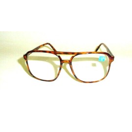 by De'Vons Optics Inc. Est. Since 1983 NWT Vintage 90's Plastic Square Full Frame Reading Glasses +1.75 (S. Tortoise)