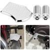 Brake Pedal Foot Pegs Pad Cover with 2PCS Shifter Pegs