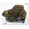 Wisifayardin Resin Frog Toad Statues Garden Sculptures, Yard Art Decorations