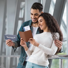 VULKIT Passport Holder For Travel With Magnetic Closure RFID Blocking Travel Wallet Passport Book Cover Boarding Pass Holder Travel Essentials