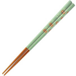 Sunny Life Design (Sunny Life Design) Wakasa Painted Chopsticks, Dishwasher Safe, Stylish, Natural Wood, 9 inches, Unisex, Minori, Minori, Peach, Green, Made in Japan, 147078