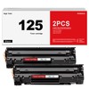 CRG125 CRG-125 High Yield Toner Cartridge (2-Pack, Black): Compatible Replacement