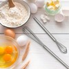 Whisk 18 cm and 26 cm, stainless steel whisk for