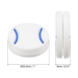 PATIKIL Tennis Schläger Vibrationsdämpfer, 8er Pack Tennis Schläger aus Silikon Schläger Saite Schock für Tennis Schläger und Saite, Weiß