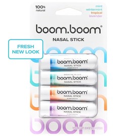 BoomBoom Awakening Nasal Inhaler: Unleash Your Nose | Shark Tank Pick | Potent Essential Oils with Steam Flow Technology | Breathe New Life