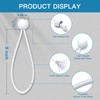 Bungee Balls 9 Inch,100 PCS White Tarp Bungee with Balls