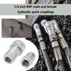 SG Store Hydraulic Quick Release Coupling 1/2 inch BSP Thread