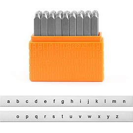ImpressArt Basic Metal Stamp Set, Lowercase, 3mm