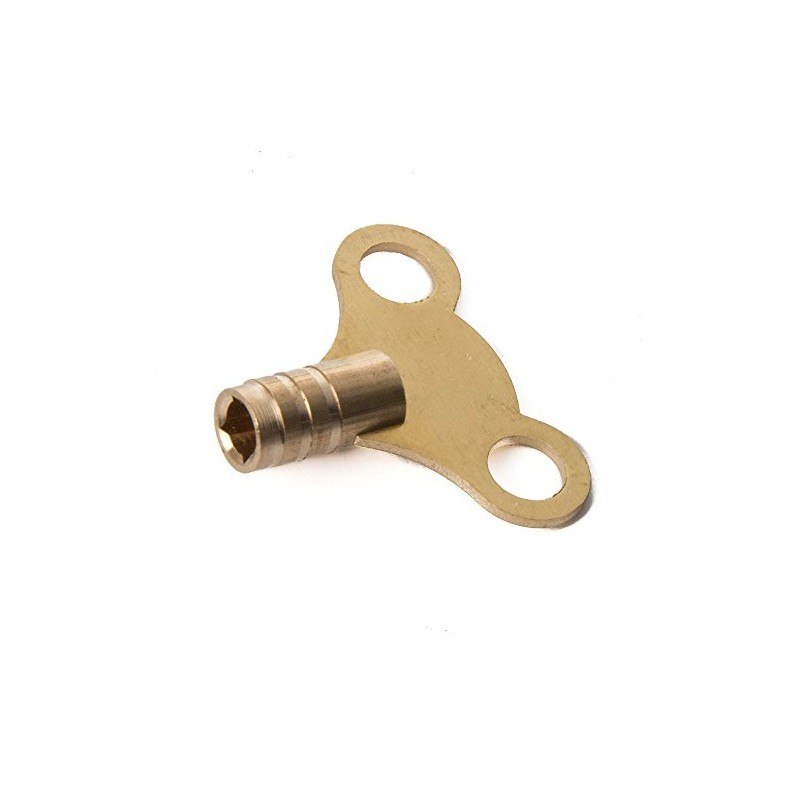BRASS CLOCK TYPE RADIATOR KEY (PACK OF 2)