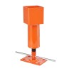 Screw Jack Post, 4" x 4", 13.2"-18.7" Height Range,24700 lbs
