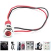 8mm LED Waterproof Indicator Pre-Wired Lamp Indicator Flashing Light with