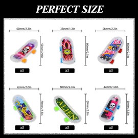 18pcs Skateboard Cupcake Topper Set Kid Happy Birthday Decoration, Boys and Girls Skateboard Lover Birthday Party, Skateboard Athlete Party, Sport Party Decoration, Birthday Gift for Kid. LIANGSS