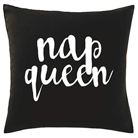 Hippowarehouse Nap Queen Printed bedroom accessory cushion cover case 41x41cm