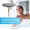 Bächlein Universal Bath Plug - Drain Plug [Matt Black] -incl.