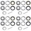 GREPSPUD 4Sets for 1-1/16'' Axle Trailer Hub Bearings Kits, L44649/L44610