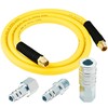 1/2 Inch x 6ft. Hybrid Air Hose with 1/2 in.